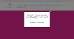 Desktop Screenshot of michellespatisserie.com